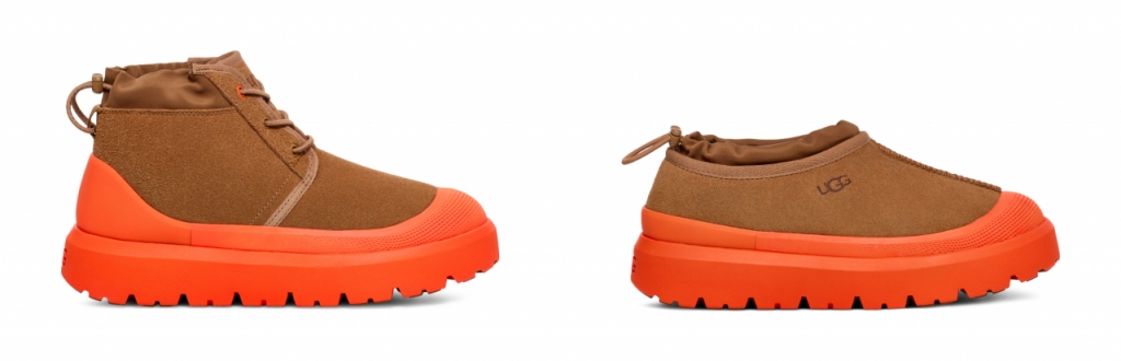 (좌)뉴멜 웨더 하이브리드(Neumel Weather Hybrid) (남성용), (우)타스만 웨더 하이브리드(Tasman Weather Hybrid) (남녀공용)/사진제공=UGG®, 신세계인터내셔날