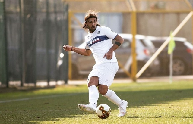 경기에 집중하는 크리스티안 말디니. /사진=크리스티안 말디니 SNS