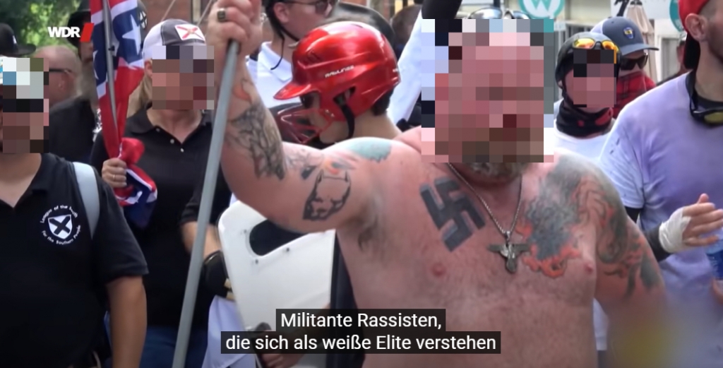 네오나치 일당들/사진=독일 공영방송 WDR 유튜브 캡처