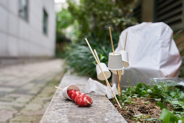 최근 서울 시내 주요 번화가에선 탕후루를 먹고 버린 쓰레기가 길거리를 오염시키는 주요 원인으로 전락했다. 