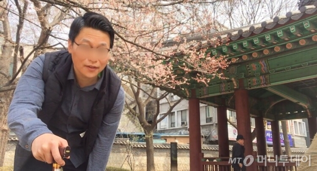 2019년 봄에 했었다. 80세 노인의 하루를 보내보는 체험. 그땐 노인 분장까지 한 뒤 이곳 저곳을 다녔는데, 운전 체험은 이번이 처음이었다./사진=남형도 기자