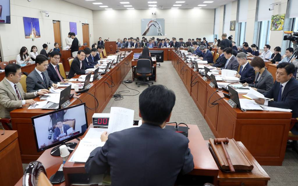 12일 오전 서울 여의도 국회에서 과학기술정보방송통신위원회의 원자력안전위원회 등에 대한 국정감사가 열리고 있다. / 사진=뉴시스