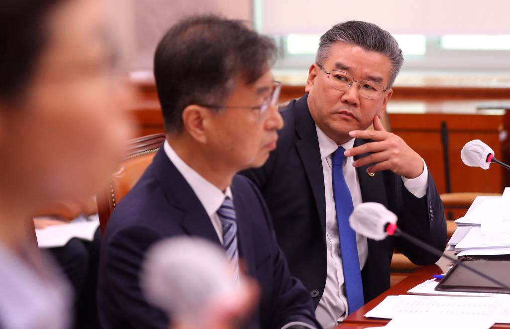 유병호 감사원 사무총장이 13일 오후 서울 여의도 국회에서 열린 법제사법위원회의 감사원에 대한 국정감사에 출석해 있다. 2023.10.13. /사진=뉴시스