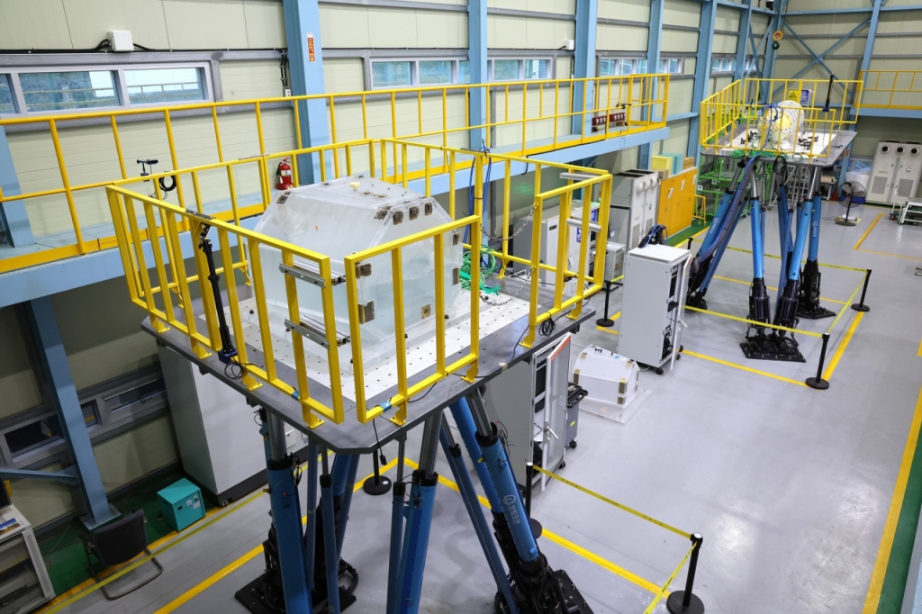 한화오션 슬로싱 모션 플랫폼 /사진=한화오션