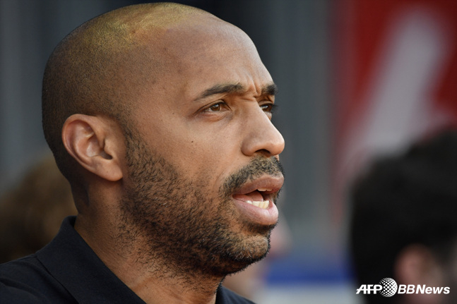 티에리 앙리 감독. /AFPBBNews=뉴스1