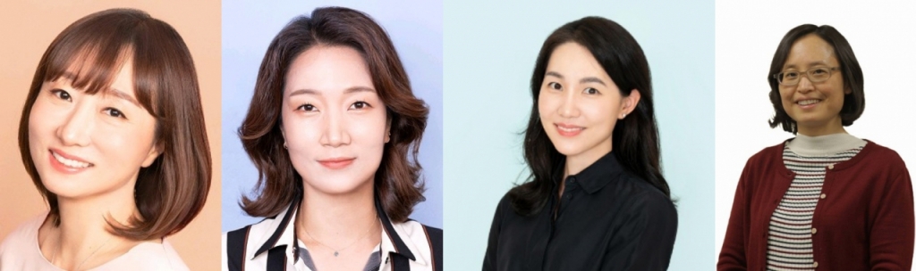 삼성전자가 부사장 51명, 상무 77명, 펠로우 1명, 마스터 14명 등 총 143명을 승진시키는 2024년 정기 임원 인사를 29일 실시했다. (왼쪽부터) 정혜순 부사장, 송문경 상무, 이영아 상무, 전신애 부사장 /사진제공=삼성전자