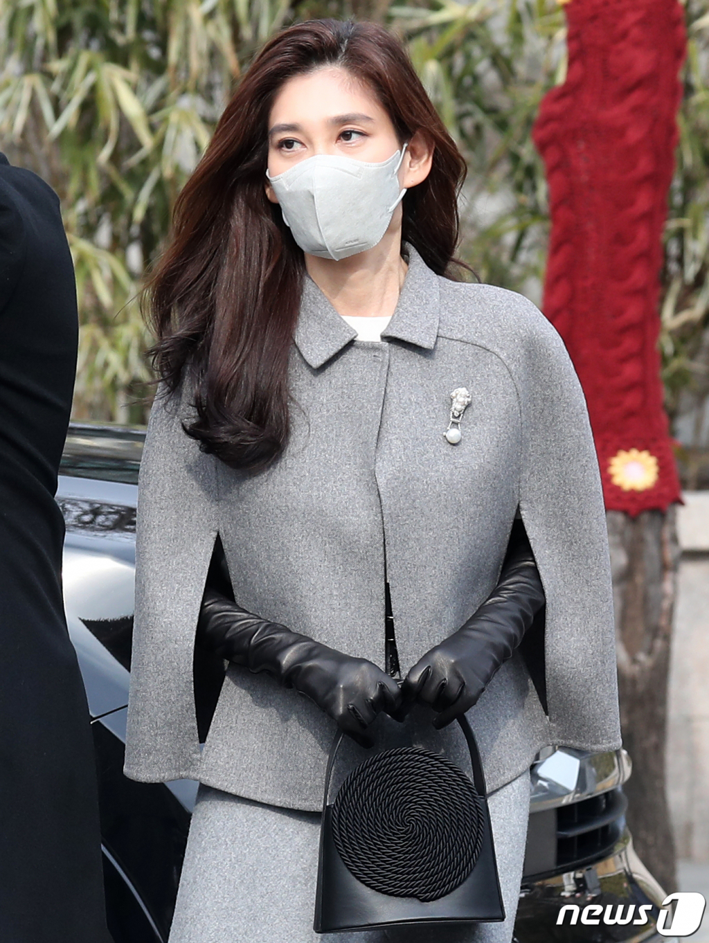 이부진 호텔신라 사장이 지난해 2월 서울 중구 정동제일교회에서 열린 정몽규 HDC그룹 회장의 장남 정준선 카이스트 교수 결혼식에 참석한 모습./사진=뉴스1