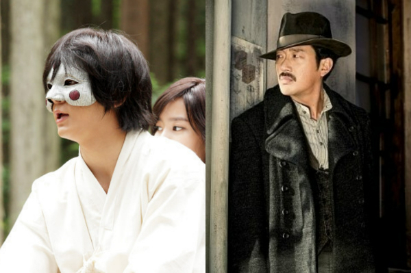 (왼쪽부터) 드라마 '각시탈' 속 각시탈, 영화 '암살' 속 하와이 피스톨 /사진='각시탈' 스틸컷, '암살' 스틸컷