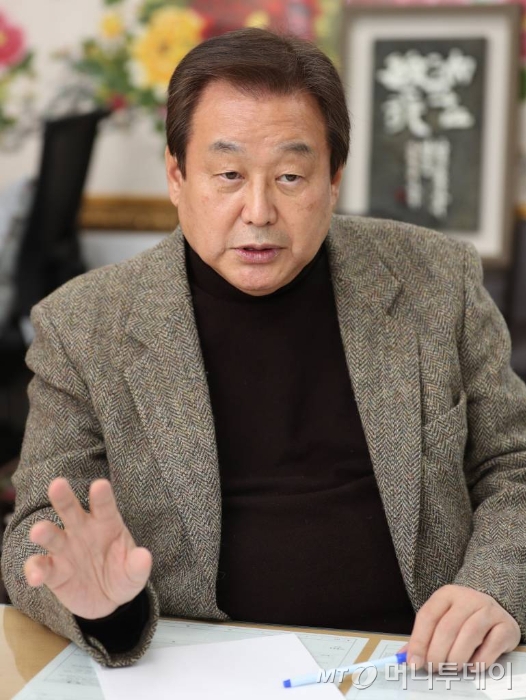 김무성 전 새누리당 대표 인터뷰 /사진=이기범
