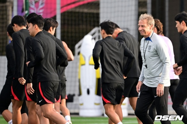 대표팀 훈련. /사진=OSEN