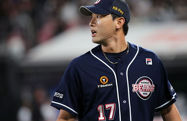 두산 홍건희. /사진=두산 베어스