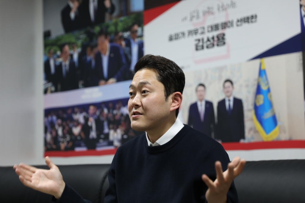 김성용 송파병 예비후보 인터뷰 /사진=김성용 후보 캠프