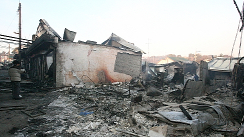 2010년 11월 북한군의 연평도 포격으로 초토화된 연평도의 처참한 현장. / 사진=뉴시스