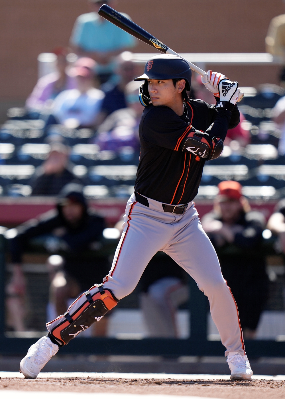 이정후가 21일(한국시간) 미국 애리조나주 스코츠데일 스타디움에서 라이브 배팅 훈련에 임하고 있다. /사진=샌프란시스코 자이언츠 제공