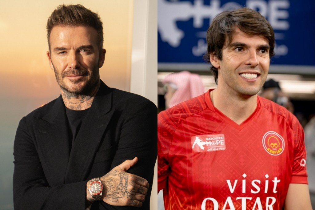 (왼쪽부터) 데이비드 베컴, 카카 /사진=뉴시스, 카카 인스타그램 캡처
