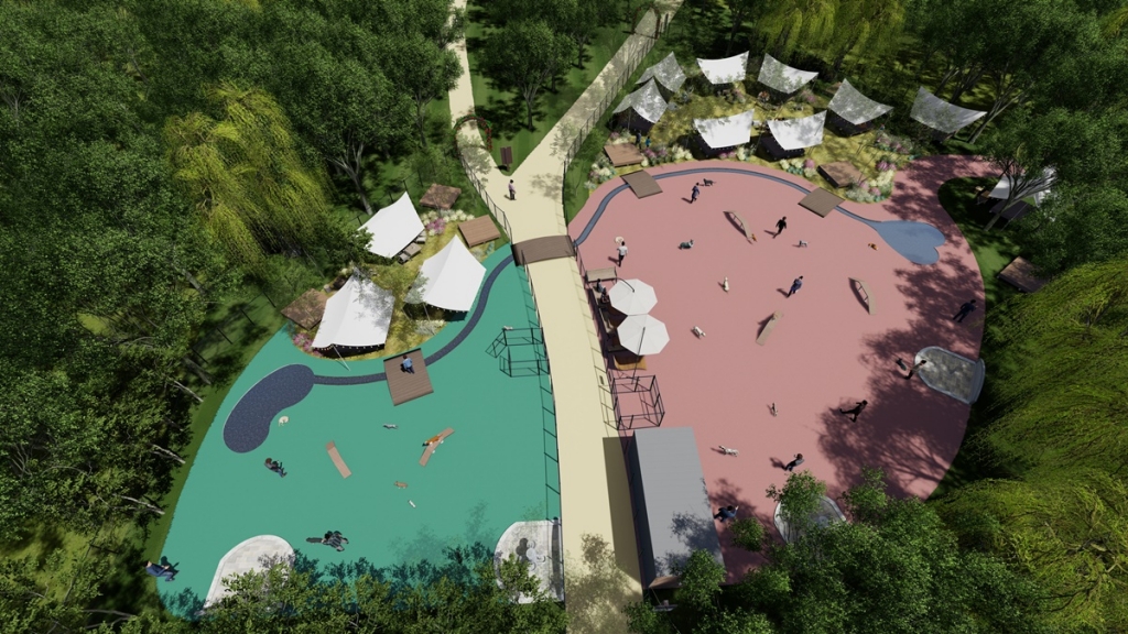 서울 마포구가 오는 6월 개장 예정인 '반려동물 캠핑장' 조감도 /사진제공=마포구청