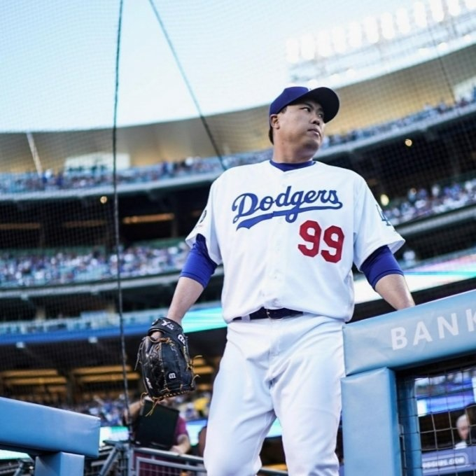 LA 다저스 소속으로 미국 MLB 무대를 누빈 야구선수 류현진. /사진=류현진 인스타그램 캡처