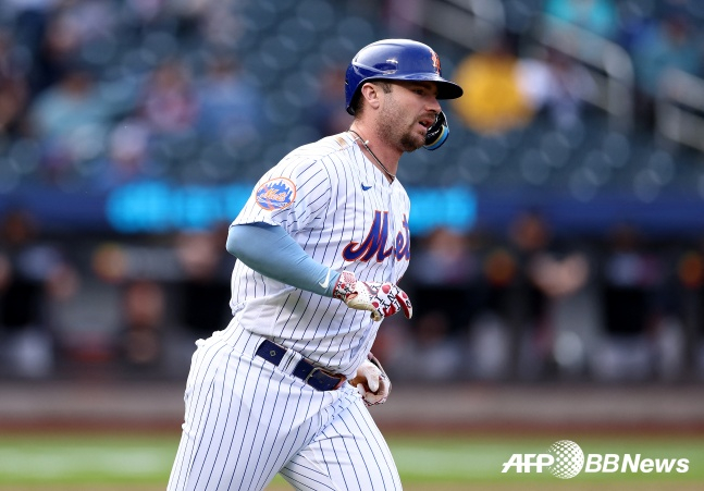 뉴욕 메츠의 피트 알론소. /AFPBBNews=뉴스1