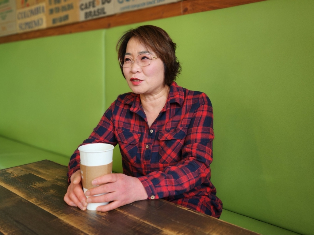 25일 경기 화성시에서 영화 '시민덕희' 실화 주인공 김성자씨(49)를 만났다. /사진=김미루 기자