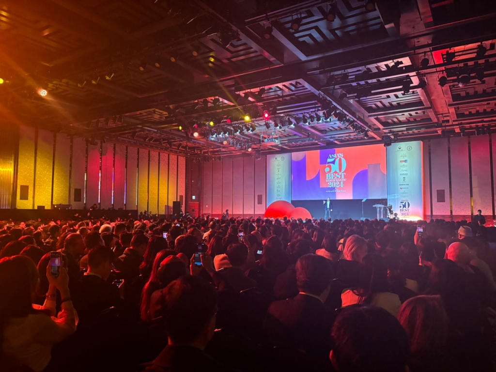 지난 26일 서울 강남구 그랜드 인터컨티넨탈 서울 파르나스 호텔에서 열린 '아시아 50 베스트 레스토랑' 시상식 전경./사진=이재윤 기자/사진=이재윤 기자