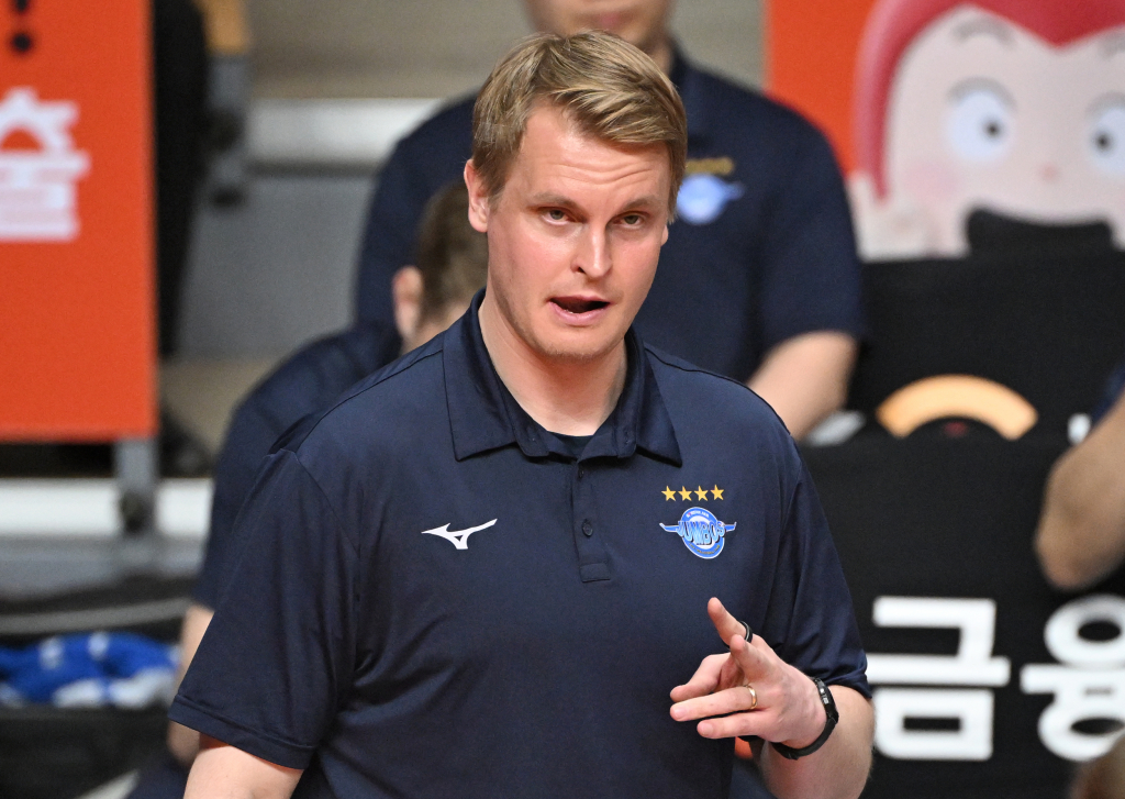 토미 틸리카이넨 대한항공 감독. /사진제공=한국배구연맹(KOVO)