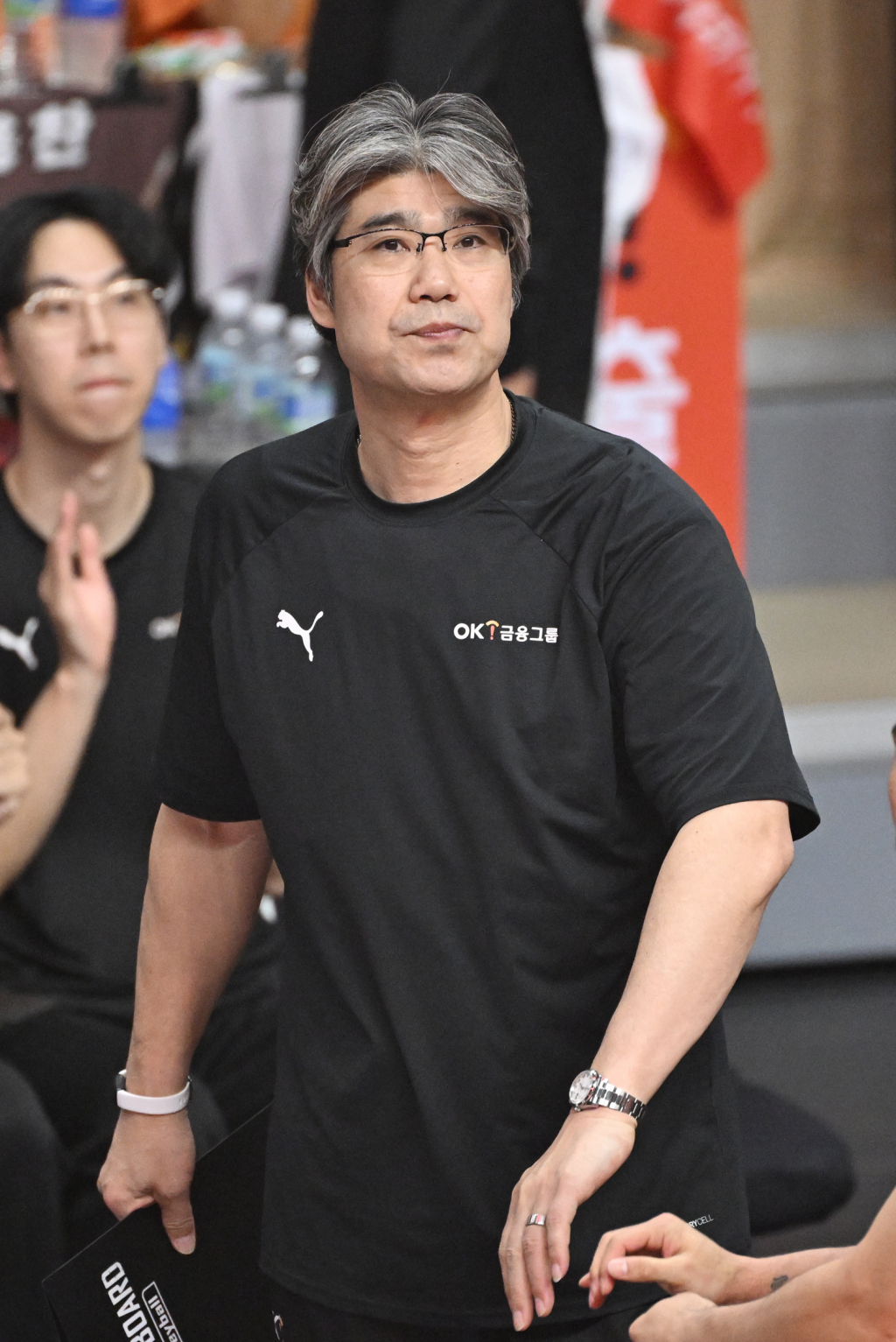 오기노 마사지 OK금융그룹 감독. /사진제공=한국배구연맹(KOVO)