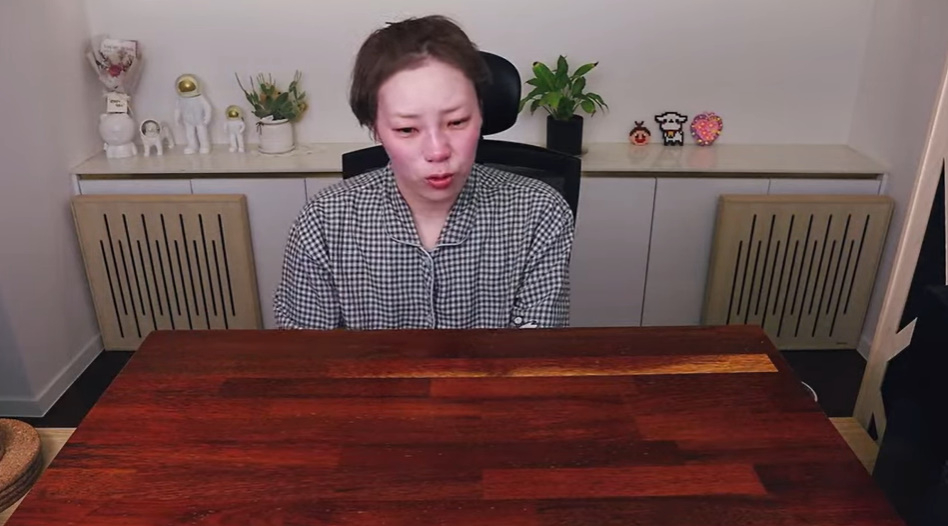 유튜버 입짧은햇님./사진=유튜브 채널 '입짧은햇님' 라이브 방송 캡처