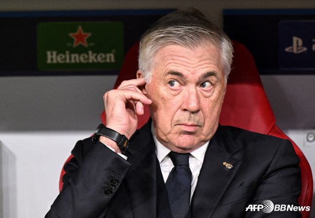 카를로 안첼로티 감독. /AFPBBNews=뉴스1