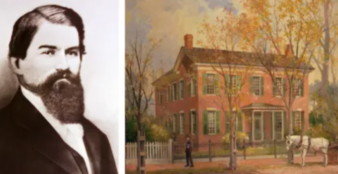 코카-콜라를 발명한 존 펨버턴(John Pemberton) 박사와 애틀랜타 마리에트 스트리트(Marietta Street) 107번지에 위치한 그의 연구실 /사진=코카콜라 코리아 홈페이지