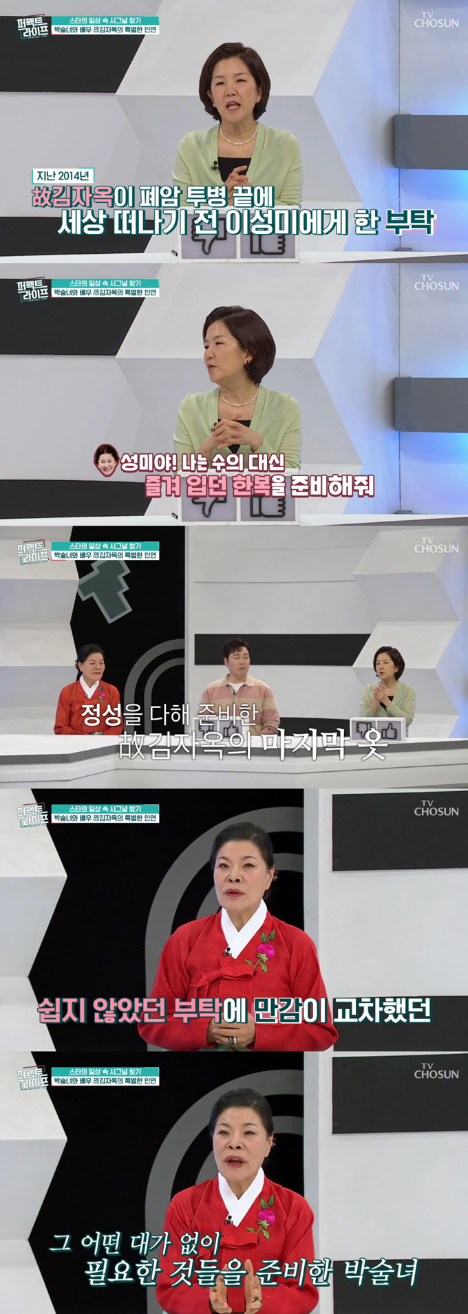 /사진=TV조선 '퍼펙트 라이프' 방송 화면