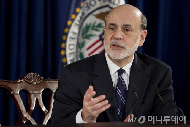 벤 버냉키 미국 연방준비제도이사회(FRB) 의장  사진=블룸버그
