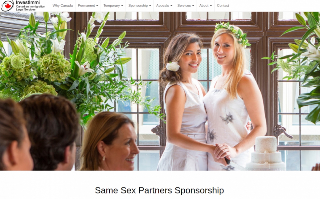 캐나다 비자 발급 지원 업체의 동성커플 비자 안내 소개 