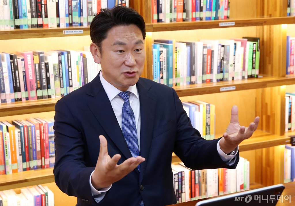 곽상언 민주당 당선인 인터뷰 /사진=김휘선 기자 hwijpg@