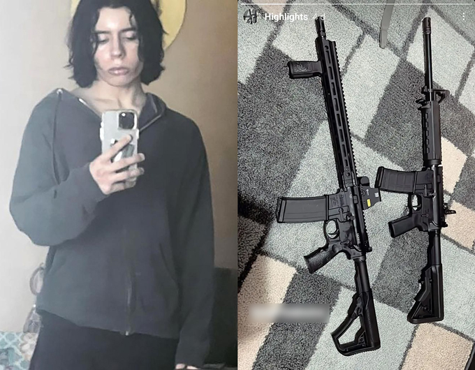 2022년 5월 24일(현지시간) 미국 텍사스주 유발데에서 벌어진 롭 초등학교 총기 난사 사건 범인인 살바도르 라모스가 자신의 인스타그램에 올린 사진./사진=살바도르 라모스 인스타그램