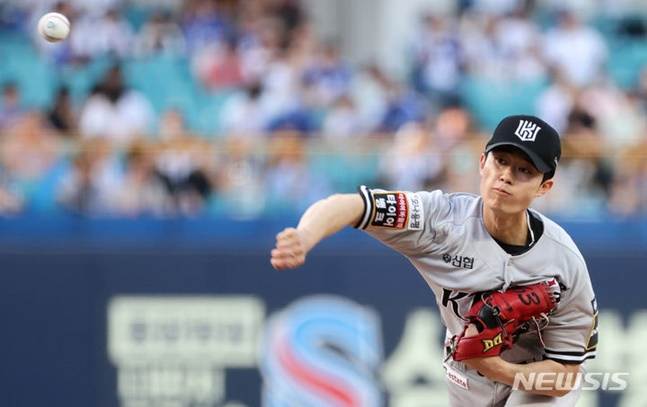 23일 KT전에서 역투 중인 원상현. /사진=뉴시스