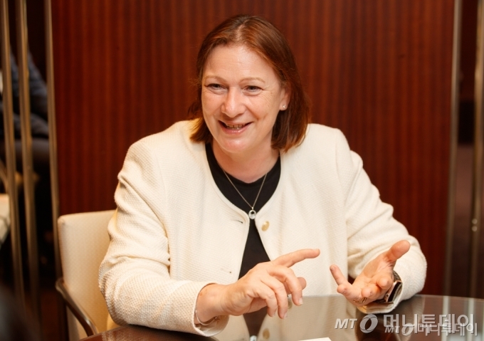 프란체스카 라거베르그 베이커틸리 인터내셔널 최고경영자 인터뷰. /사진=이기범 기자 leekb@