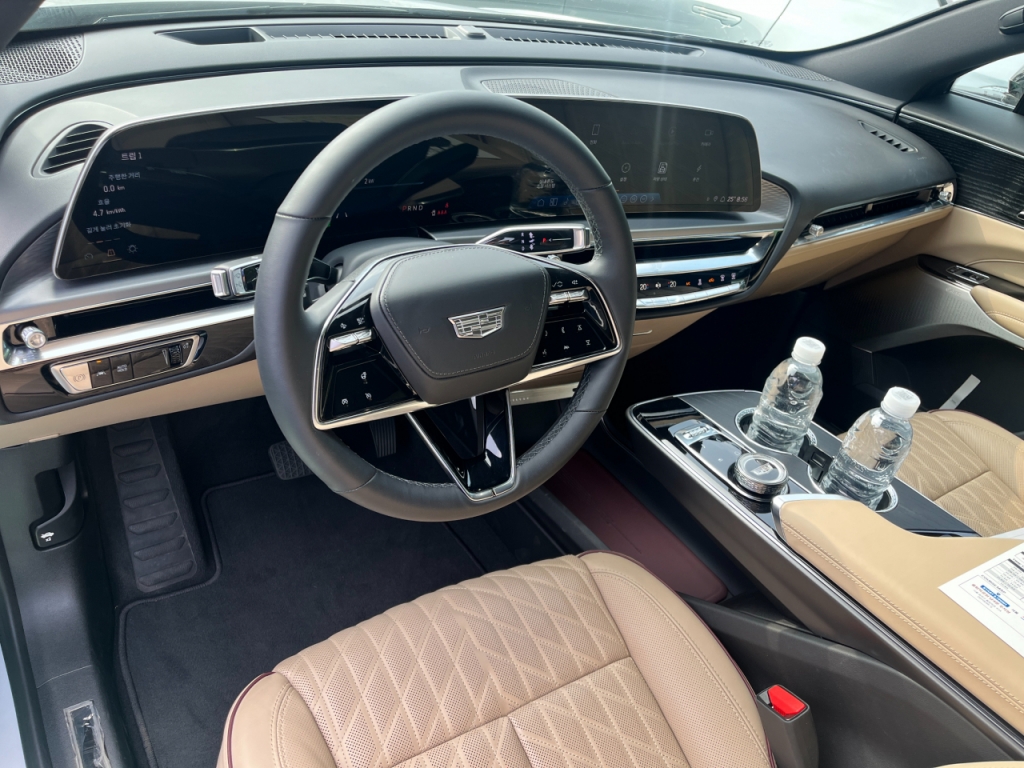 캐딜락 순수 전기 SUV(다목적스포츠차량) 리릭(LYRIQ)의 내부 모습/사진= 임찬영 기자