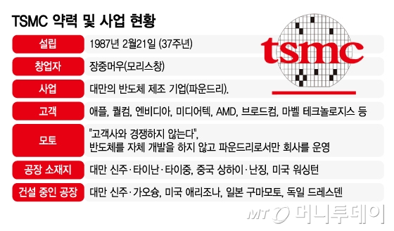 TSMC 약력 및 사업 현황/그래픽=김지영