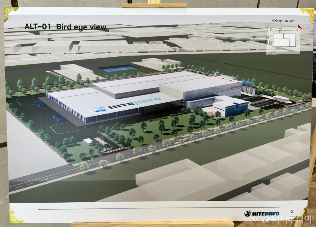 하이트진로의 해외 첫 생산 공장인 베트남 공장 조감도./사진=유예림 기자