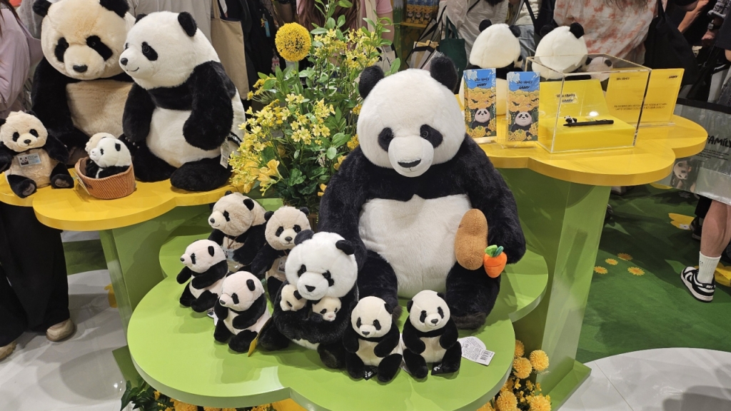 18일 시작된 '바오패밀리 팝업스토어 시즌2' 현장의 모습./사진=김온유 기자