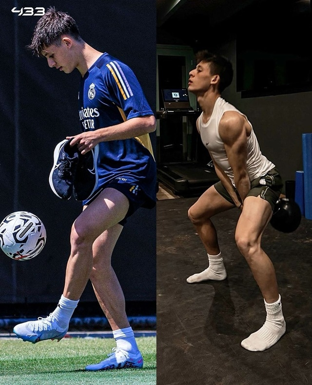 아르다 귈러의 폭풍 웨이트. /사진=433 캡처