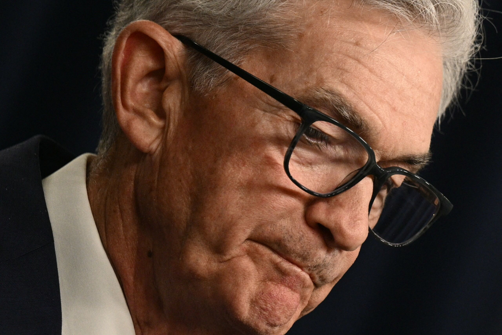 제롬 파월 미국 연방준비제도(연준) 의장이 지난 12일 (현지시간) 워싱턴 연준 청사에서 기준 금리를 동결한 FOMC 회의를 마친 뒤 기자회견을 하고 있다. /사진: AFPBBNews=뉴스1 /사진=(워싱턴 AFP=뉴스1) 우동명 기자