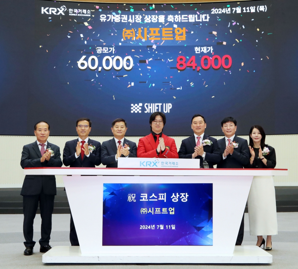 코스피 데뷔한 시프트업… 고평가 우려 딛고 게임주 시총 4위 등극 - 머니투데이