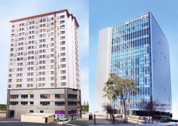 (사진 왼쪽부터) 우리아이들병원과 성북우리아이들병원 전경. 우리아이들병원은 2022년 전국 유일의 소아청소년 전문병원으로 지정된 이후 2주기 연속(2022~2026) 전문병원으로 지정됐다./사진=우리아이들의료재단