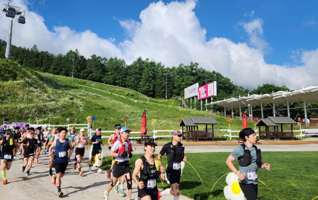 지난달 16일 하이원리조트에서 열린 운탄고도 스카이레이스/사진제공=하이원리조트
