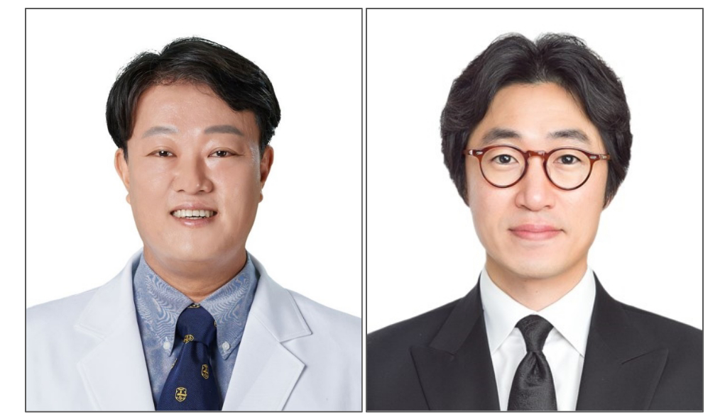 (사진 왼쪽부터) 중앙대광명병원 순환기내과 정영훈 교수, 은평성모병원 순환기내과 권오성 교수.