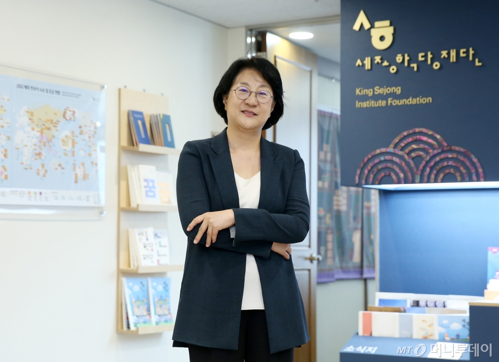 이해영 세종학당재단 이사장 인터뷰 /사진=김휘선 기자 hwijpg@