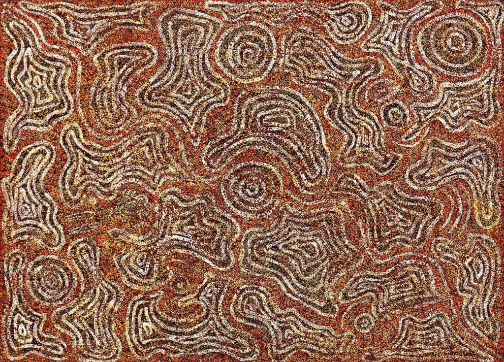 Teresa Purla  Dancing Track 84 x 90 cm Acrylic on canvas