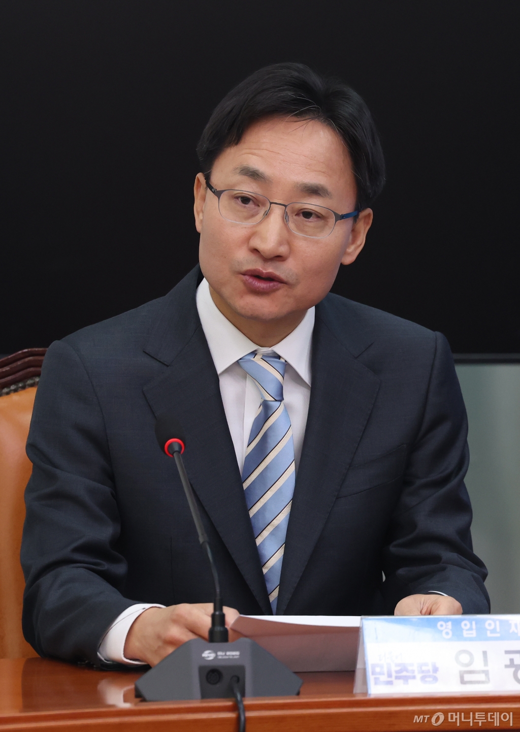 (서울=뉴스1) ,송원영 기자 = 임광현 전 국세청 차장이 16일 서울 여의도 국회에서 열린 더불어민주당   20,21,22차 인재환영식에서 발언을 하고 있다. 2024.2.16/뉴스1  Copyright © 뉴스1. All rights reserved. 무단 전재 및 재배포,  AI학습 이용 금지. /사진=(서울=뉴스1) ,송원영 기자