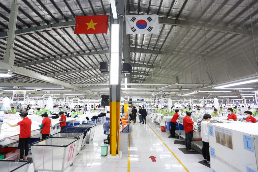 베트남 띠엔장성에 위치한 한세실업 TG법인 1공장. /사진제공=한세예스24홀딩스 